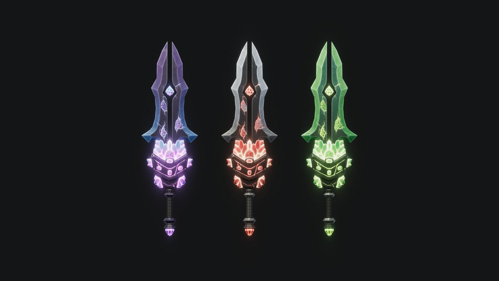 100+ Stylized Weapons Bundle - Fantasy RPG 