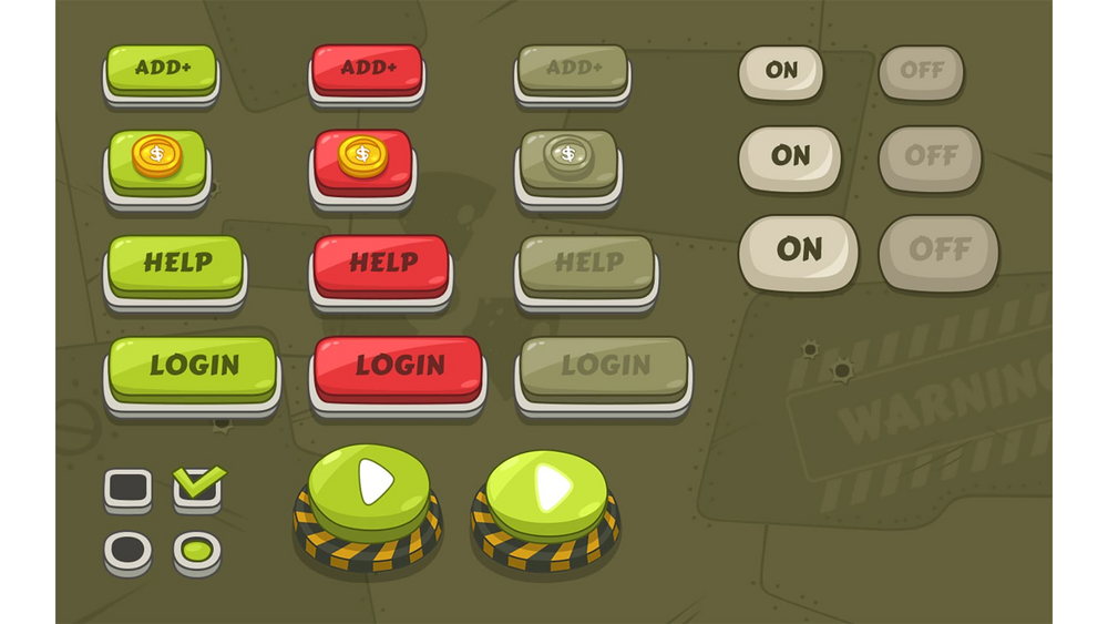 GUI Kit - Cartoon Military 