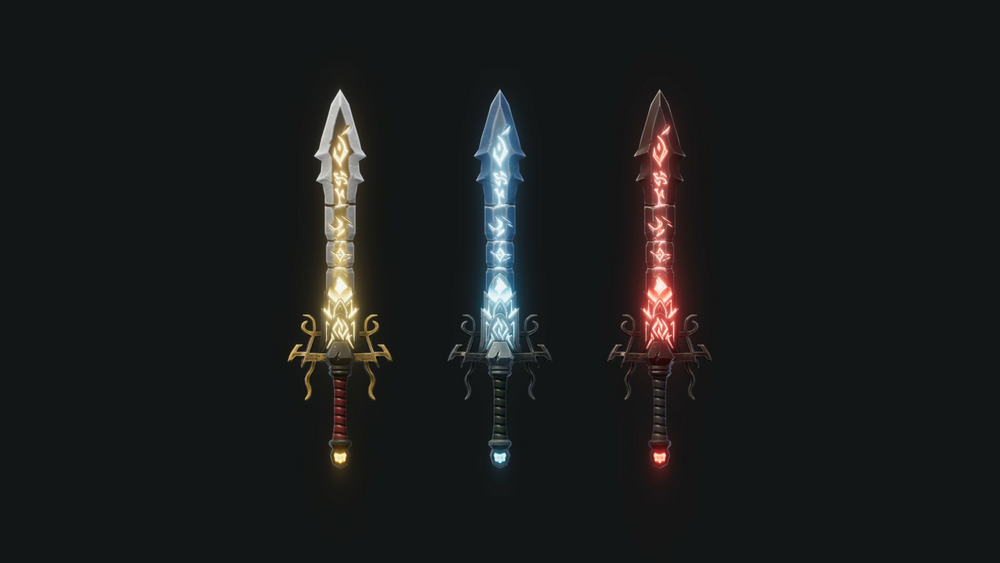 100+ Stylized Weapons Bundle - Fantasy RPG 