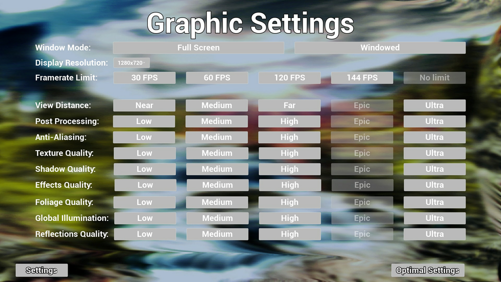 Definitive Main menu system (enhanced input system compatible!) 