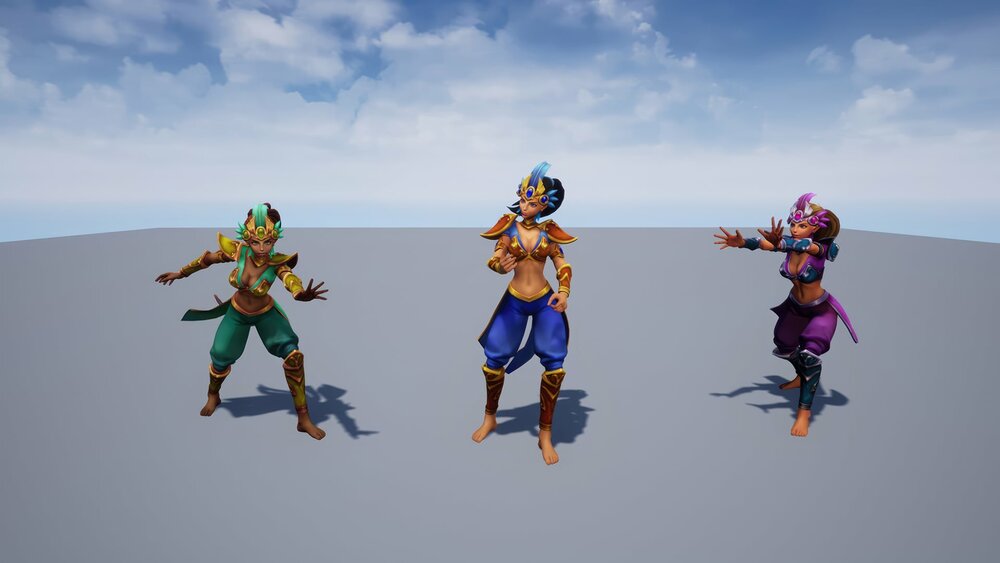 Stylized Fantasy Girls NPC Pack #2 