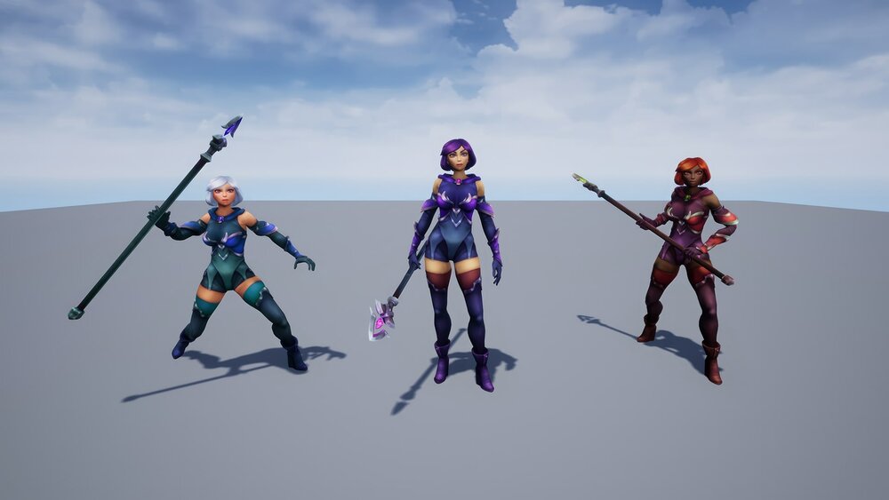 Stylized Fantasy Girls NPC Pack #2 