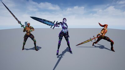 Stylized Fantasy Girls NPC Pack #2 