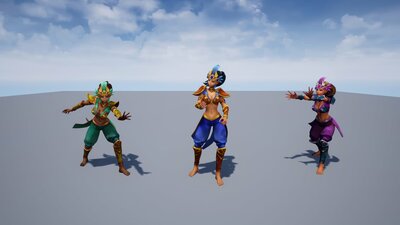 Stylized Fantasy Girls NPC Pack #2 