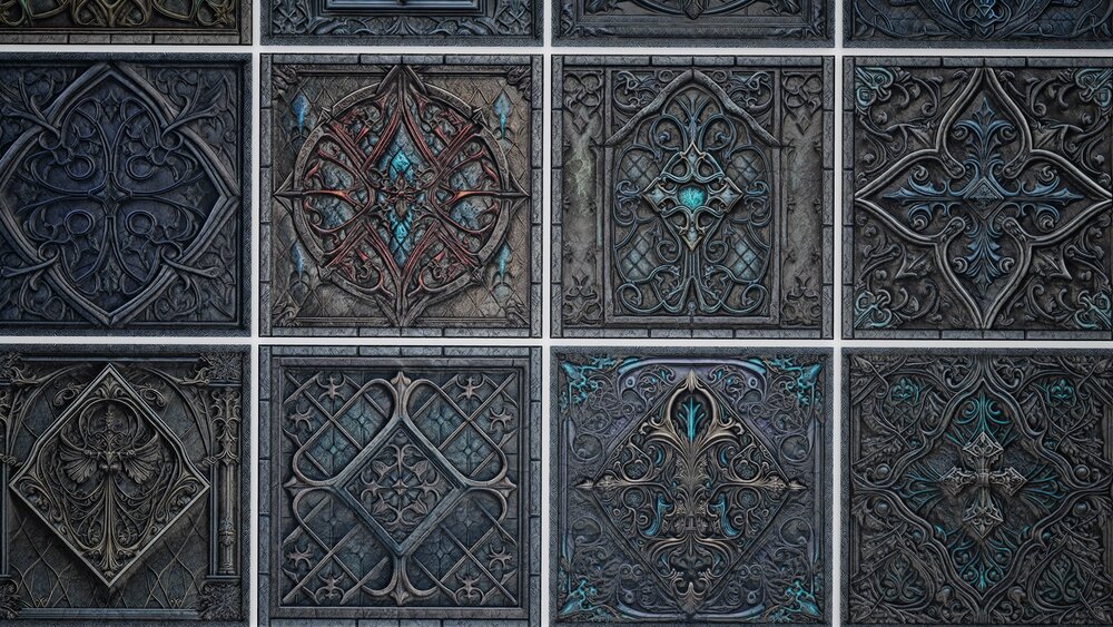 30 Medieval Gothic Materials Pack 02 