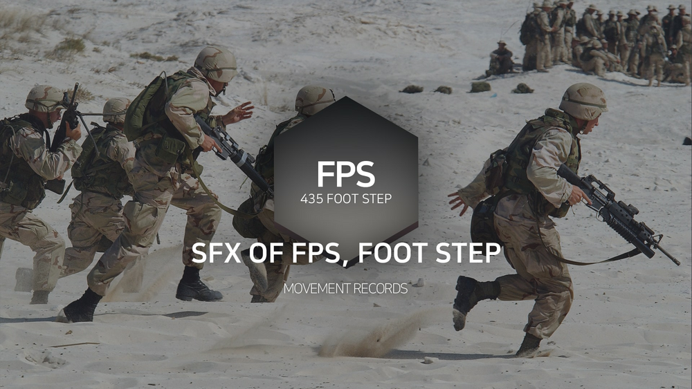 SFX OF FPS, FOOT STEP 