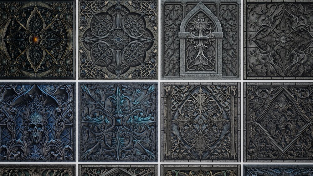 30 Medieval Gothic Materials Pack 02 