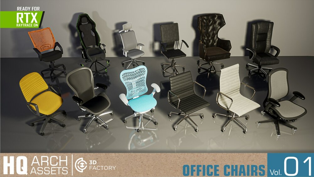 HQ Office Chairs Vol. 1 