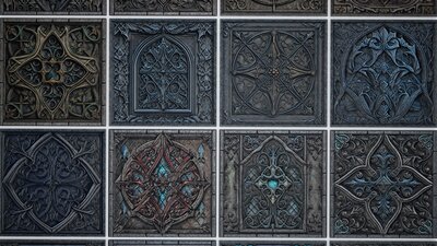 30 Medieval Gothic Materials Pack 02 