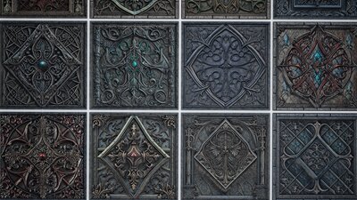 30 Medieval Gothic Materials Pack 02 