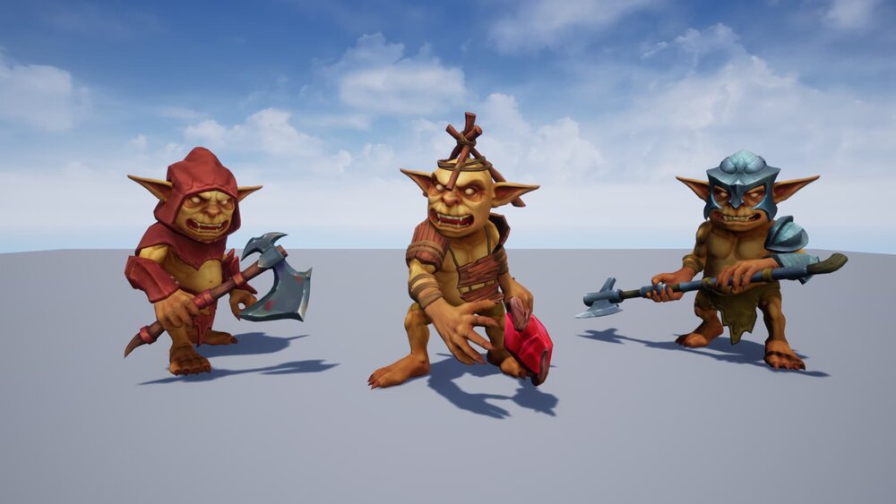 Stylized Fantasy Modular Gremlin 