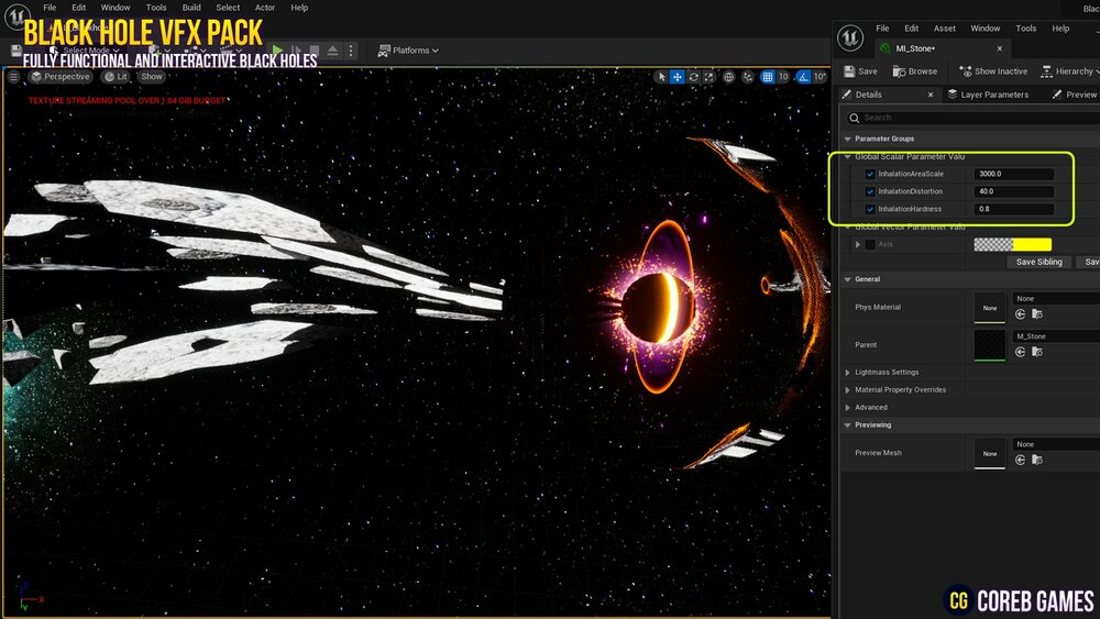 Interactive Black Hole VFX 