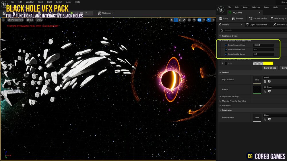 Interactive Black Hole VFX 