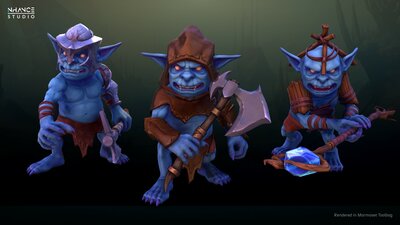 Stylized Fantasy Modular Gremlin 