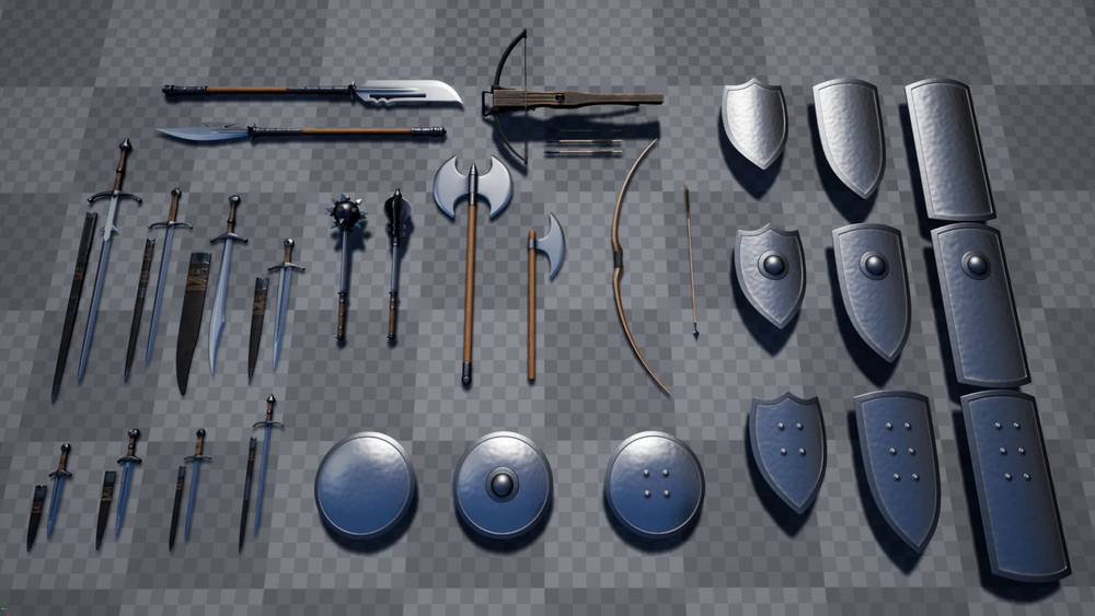 Medieval Weapons Complete Pack 