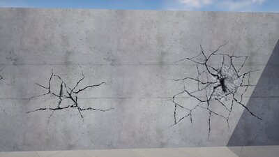 Concrete Damage Decal Pack 