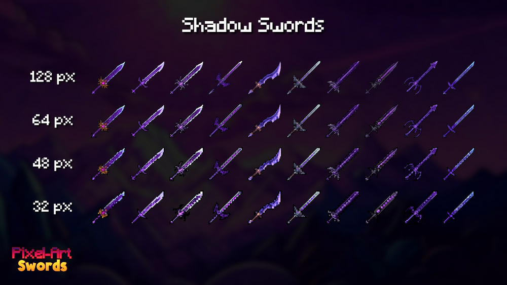 Pixel-Art Swords [Bundle] 