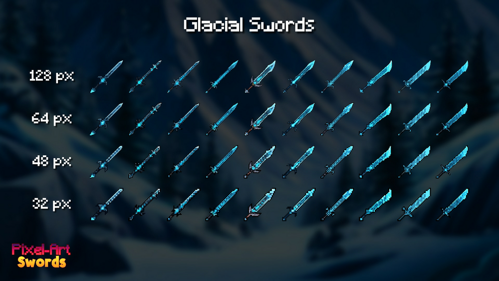 Pixel-Art Swords [Bundle] 