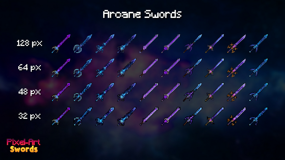 Pixel-Art Swords [Bundle] 