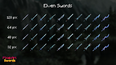 Pixel-Art Swords [Bundle] 