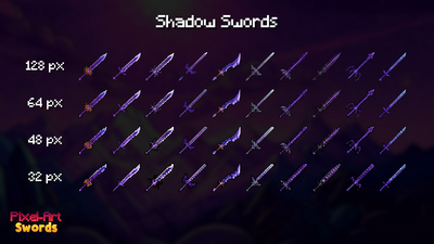 Pixel-Art Swords [Bundle] 