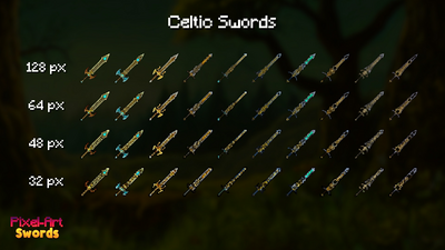 Pixel-Art Swords [Bundle] 