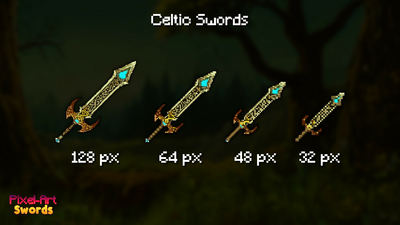 Pixel-Art Swords [Bundle] 