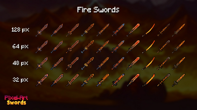 Pixel-Art Swords [Bundle] 