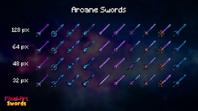 Pixel-Art Swords [Bundle] 