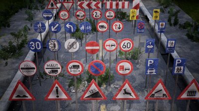 European Street Signs / 170+ Variations 