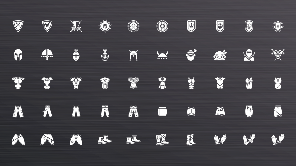 Customisable Icon Pack: Equipment 