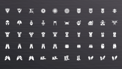 Customisable Icon Pack: Equipment 