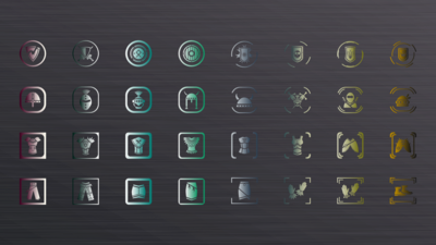 Customisable Icon Pack: Equipment 