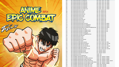 Anime Cinematic Combat Sound Effects Pack 