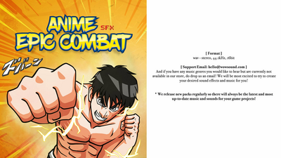 Anime Cinematic Combat Sound Effects Pack 