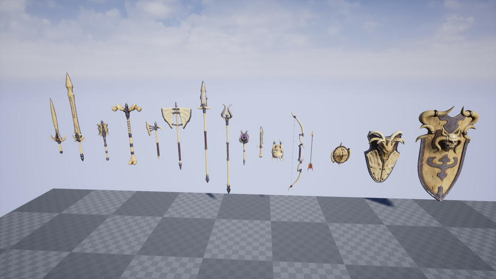 Fantasy Weapon Bone set 