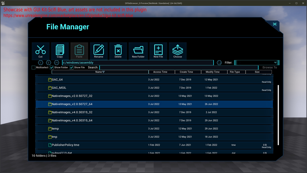 UMG File Manager Kit 