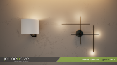 Archviz Furniture - Light Set Vol 1 