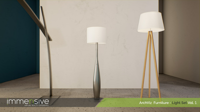 Archviz Furniture - Light Set Vol 1 