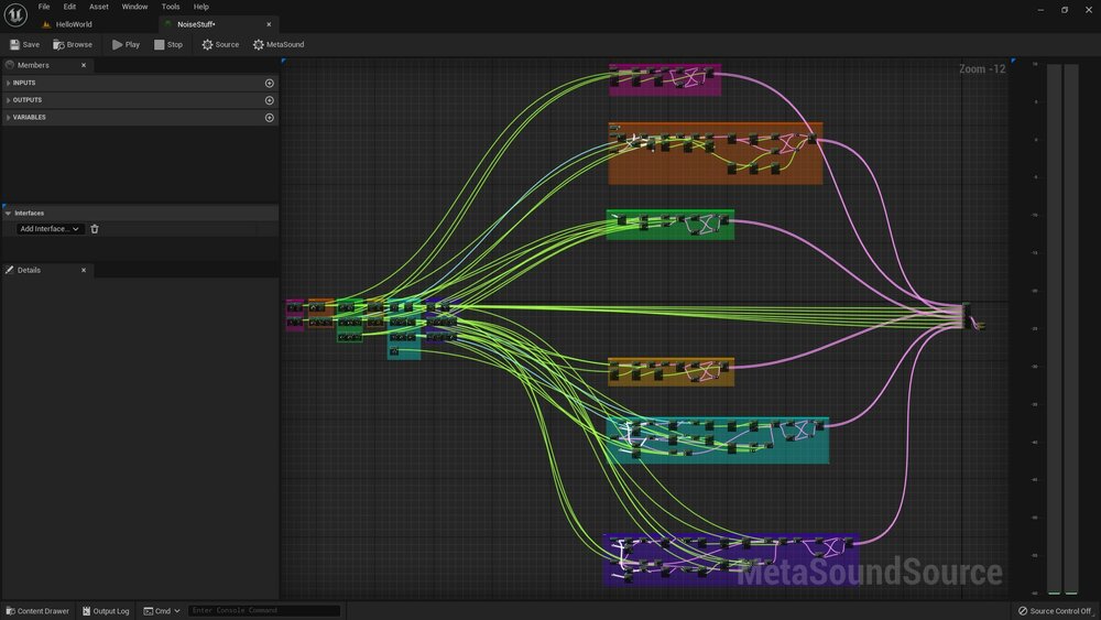 MetaAtmosphere Ambient Generator for Background Music Sound Effects w/ MetaSound 