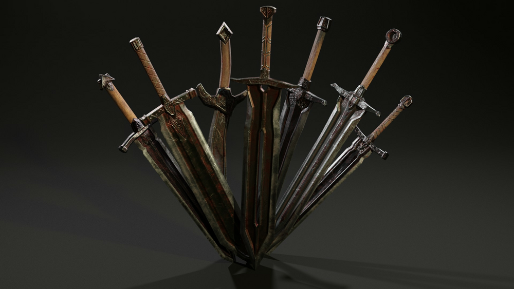 Weapons Swords and Shields 