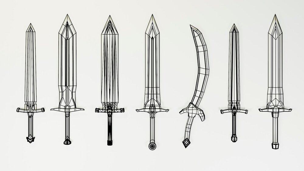 Weapons Swords and Shields 