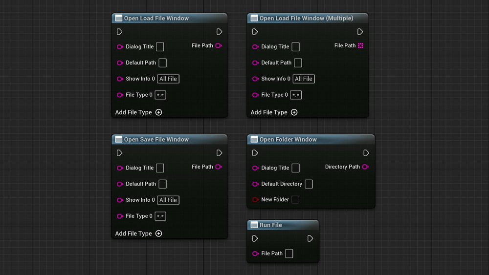 Select File / Folder Window 