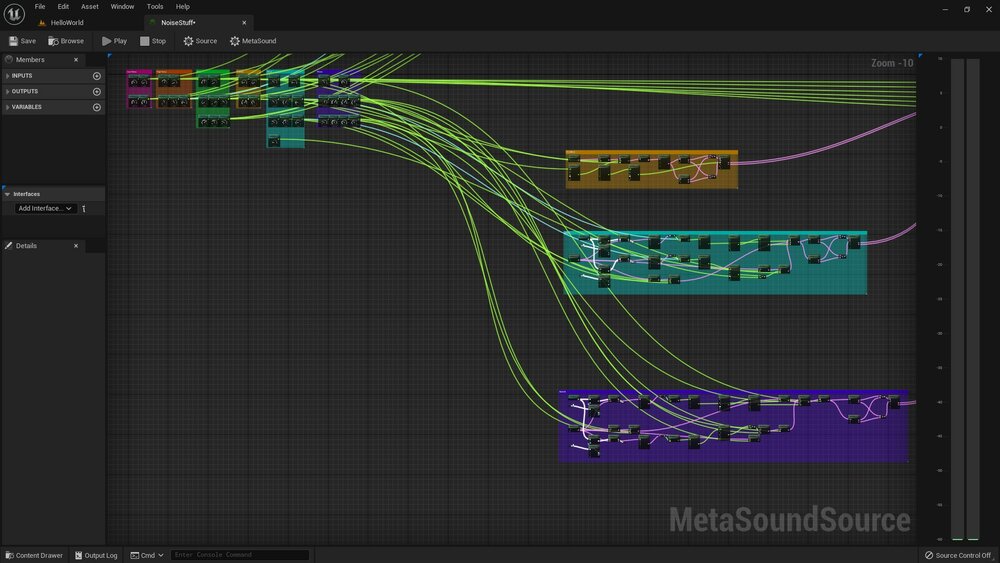 MetaAtmosphere Ambient Generator for Background Music Sound Effects w/ MetaSound 