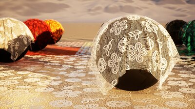 Lace Material Pack Realistic 4K 