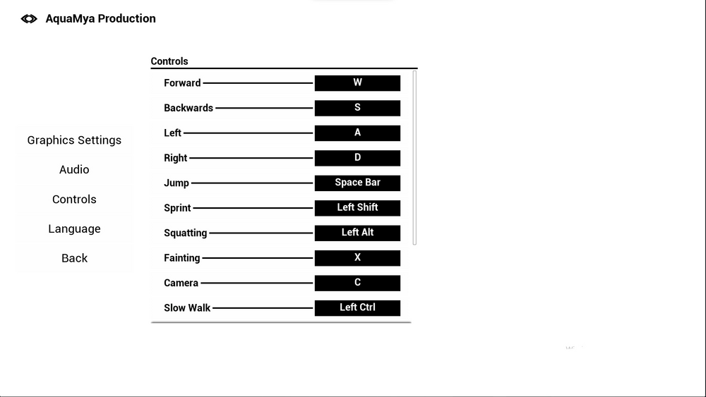 AquaMya Menu System 