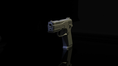 Modern Pistol With Third Person Animations 