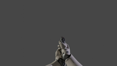 Modern Pistol With Third Person Animations 