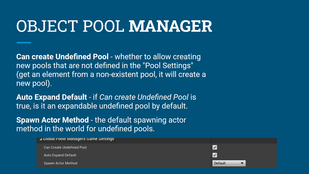 Object Pool Manager Plugin 