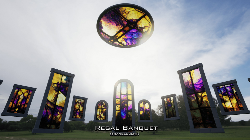 Sublime Stained Glass Materials: Pack 02 